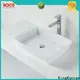 KingKonree white solid surface basin for wholesale for hotel 1