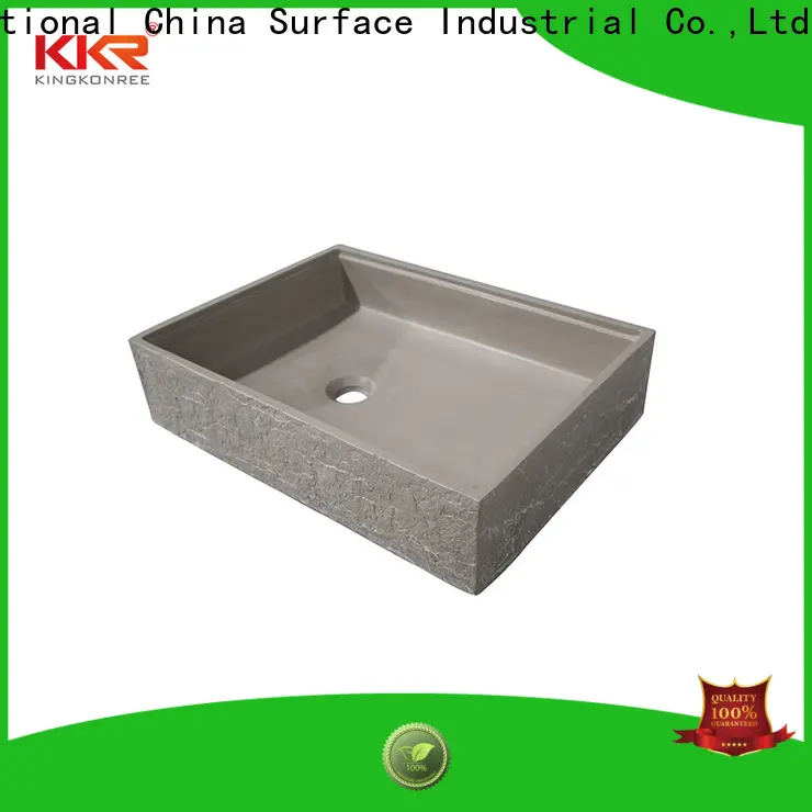 KingKonree approved table top wash basin supplier for room 1