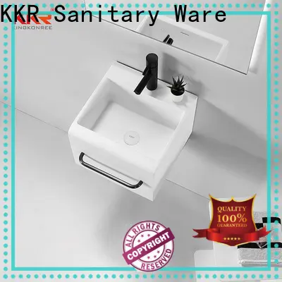 KingKonree small wall hung basin customized for hotel 1