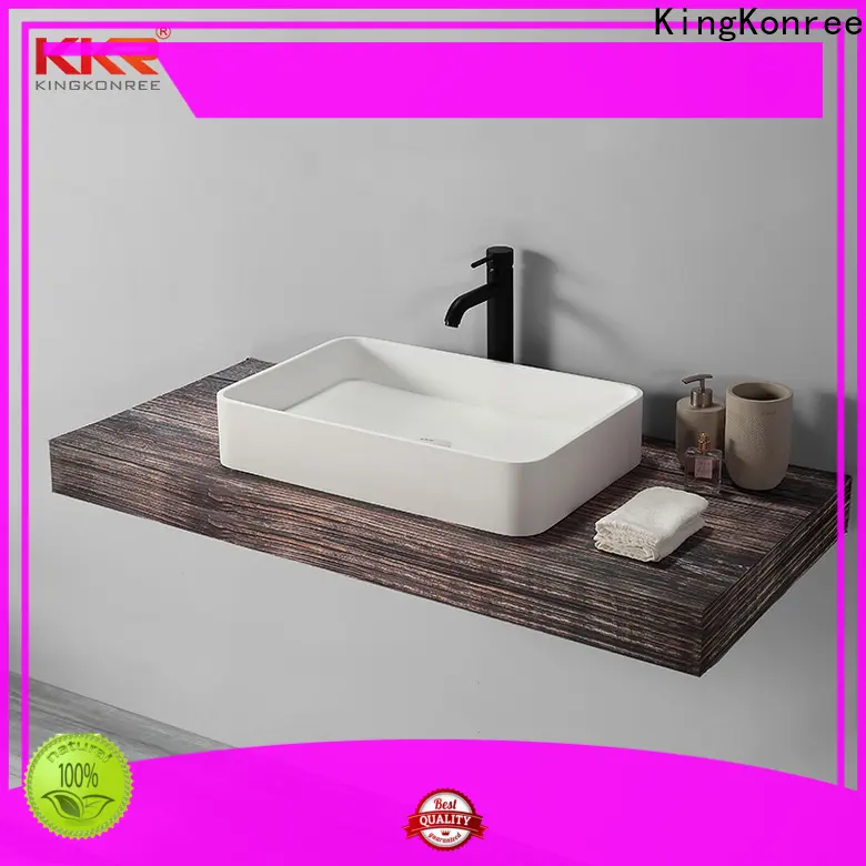 KingKonree pure counter top basins manufacturer for hotel 1