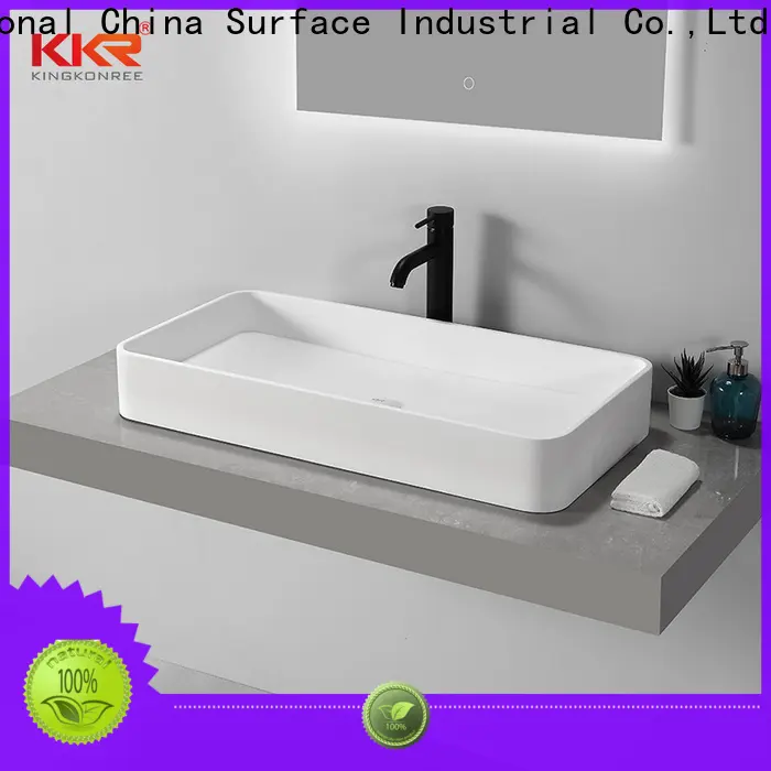 KingKonree counter top basins manufacturer for hotel 1