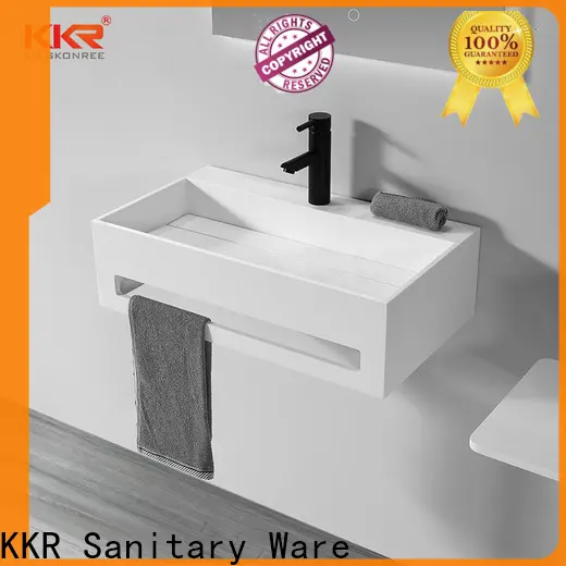 KingKonree mirror wall hung vanity basin customized for toilet 1