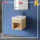 KingKonree basin mirror with storage customized for motel 1