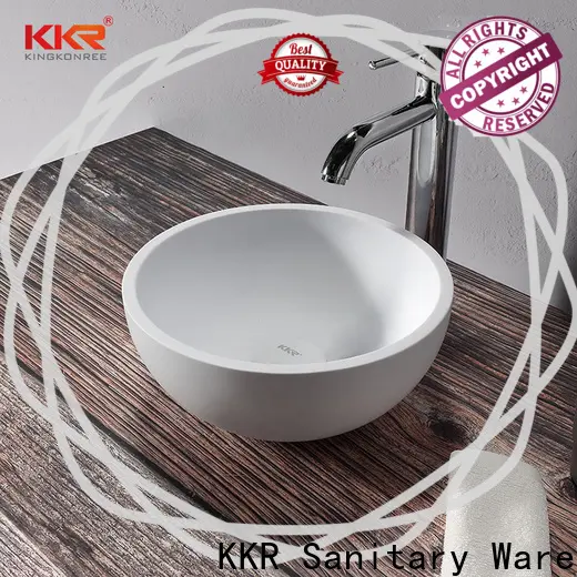 KingKonree top mount bathroom sink cheap sample for restaurant 1