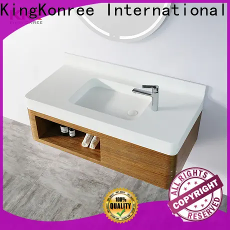 KingKonree quality hanging basin cabinet manufacturer for toilet 1