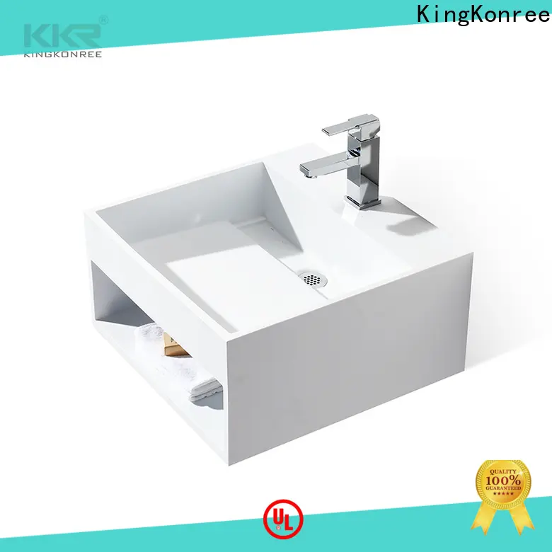 mirror wall hung wash basin sink for bathroom 1