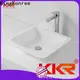 KingKonree above counter vessel sink supplier for hotel 1