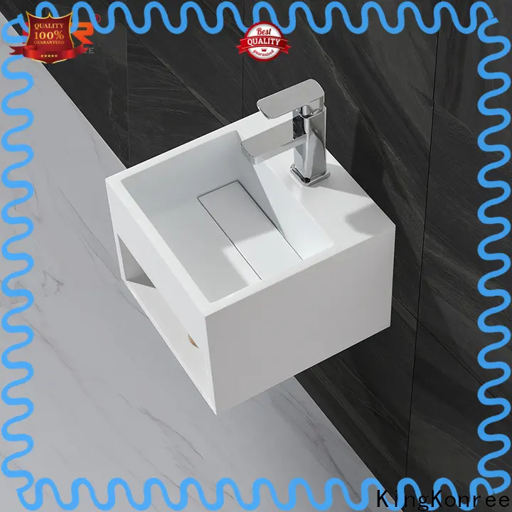 square wall mounted wash basin customized for bathroom 1