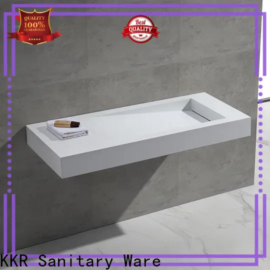 rectangle wall hung wash basin supplier for toilet 1