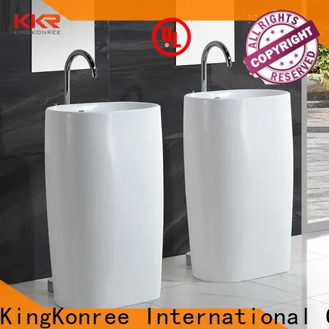 KingKonree coat pedestal sink manufacturer for hotel 1