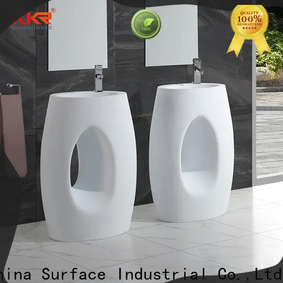 KingKonree height free standing wash basin customized for bathroom 1