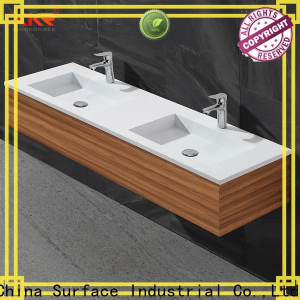KingKonree bowl basin with cabinet manufacturer for hotel 1