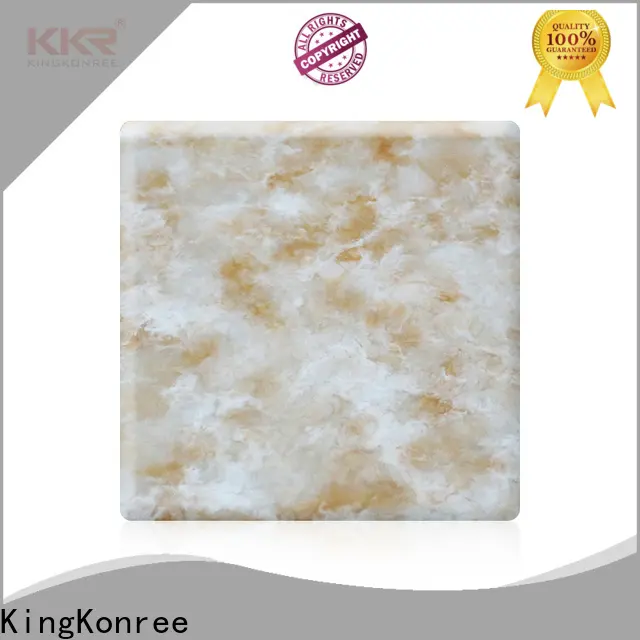 KingKonree solid surface sheets for sale directly sale for hotel 1