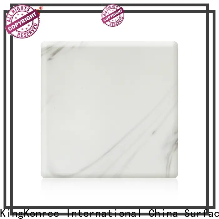 KingKonree black acrylic solid surface customized for hotel 1