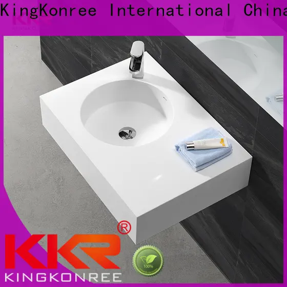 KingKonree new arrival wall hung cloakroom basin manufacturer for hotel 1