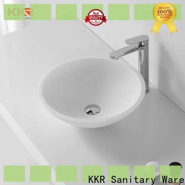 KingKonree thermoforming top mount bathroom sink customized for room 1