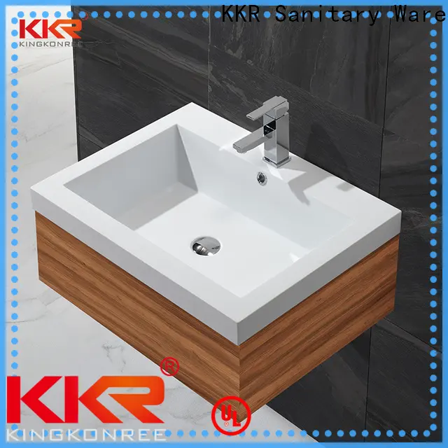 KingKonree quality pedestal basin cabinet customized for hotel 1