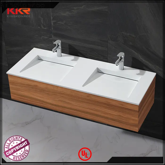 KingKonree white builders basin cabinets customized for toilet 1