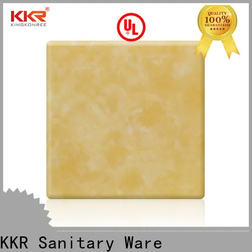 KingKonree artificial acrylic solid surface countertops under-mount for hotel 1