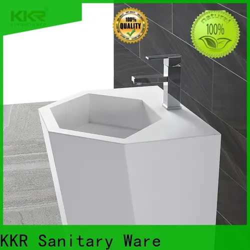 KingKonree gel freestanding basin factory price for motel 1
