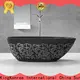 KingKonree hot-sale solid surface freestanding tub free design for shower room 1