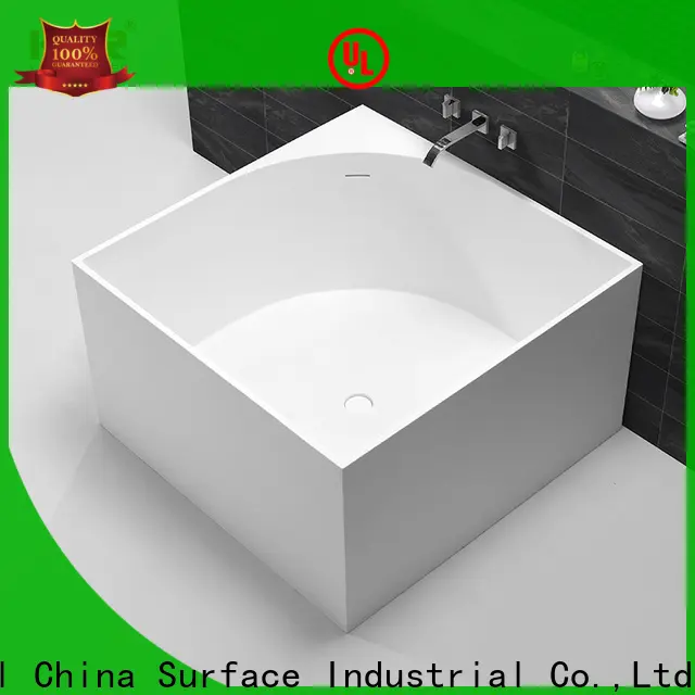 black stone resin freestanding bath manufacturer for hotel 1