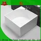 black stone resin freestanding bath manufacturer for hotel 1