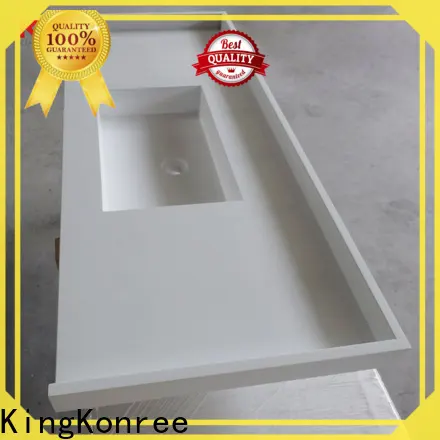 KingKonree resistant solid surface bathroom countertops supplier for bathroom 1