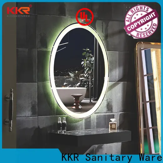 KingKonree mirror with led lights supplier for hotel 1
