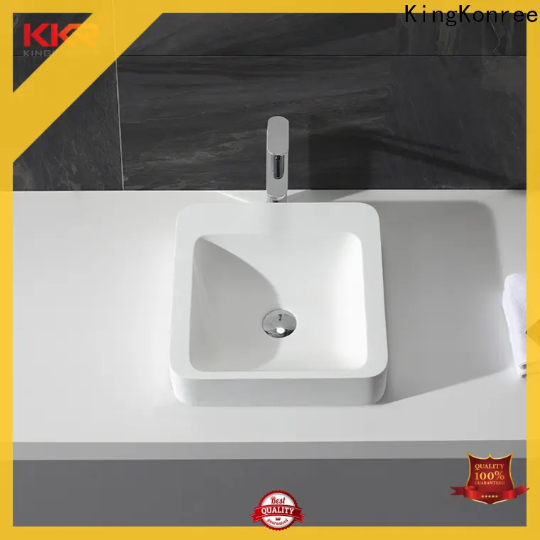 approved top mount bathroom sink kkr1328 cheap sample for hotel 1