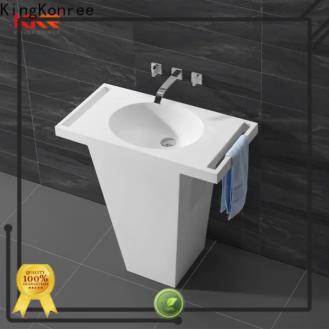 KingKonree freestanding pedestal sink customized for home 1