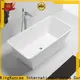 overflow solid surface bathtub kkrb049 at discount for bathroom 1