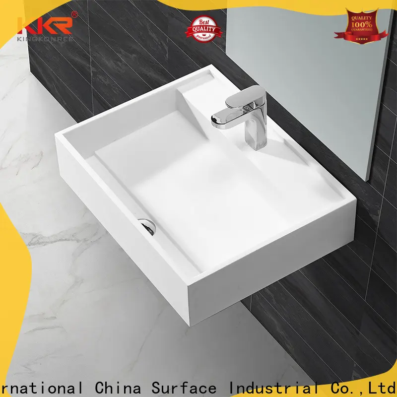 KingKonree square wall basin sink for toilet 1