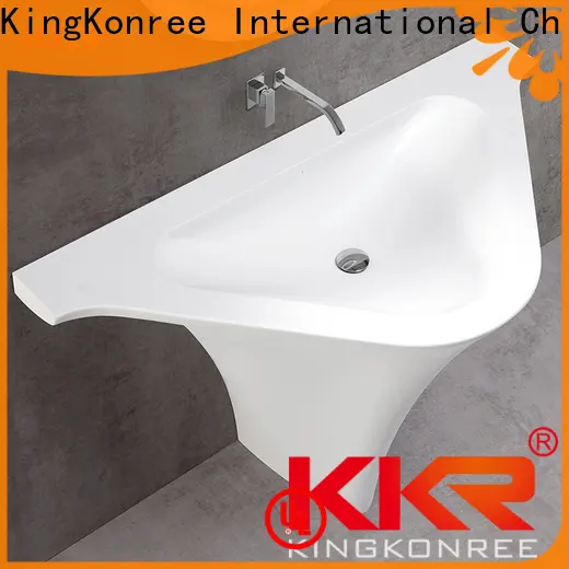 artificial pedestal wash basin design for bathroom 1