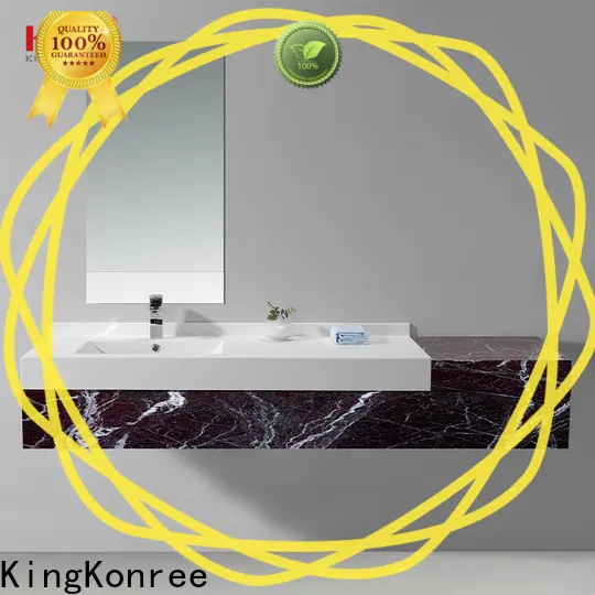 white washbasin cupboard design for hotel 1