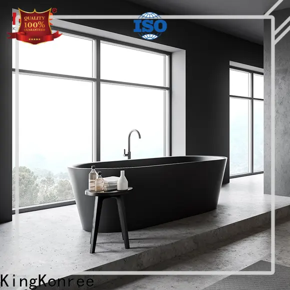 KingKonree overflow rectangular freestanding tub free design for hotel 1