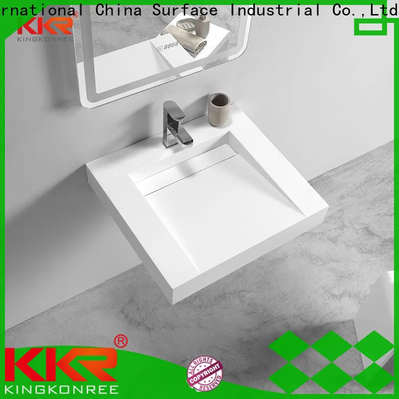 700mm wall mounted wash basins customized for hotel 1