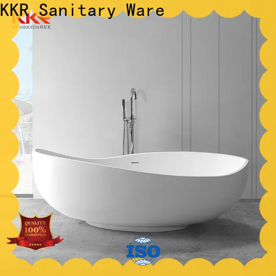 KingKonree finish stone freestanding bath supplier for hotel 1