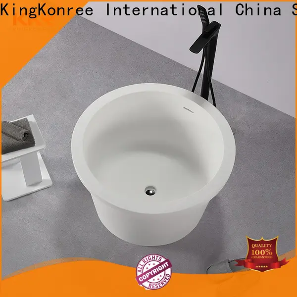 KingKonree standard solid surface bathtub ODM for family decoration 1