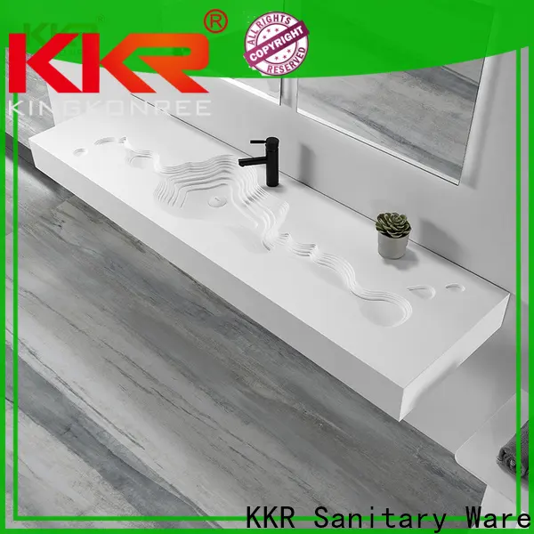 KingKonree small wall hung basin sink for hotel 1
