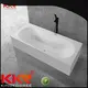 KingKonree black small freestanding soaking tub free design for shower room 1