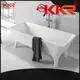 matt solid surface freestanding tub OEM for shower room 1