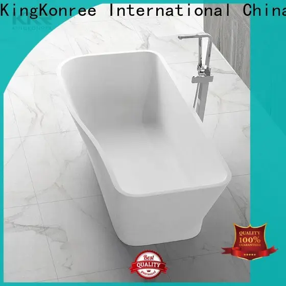 KingKonree white freestanding soaking tub ODM for shower room 1