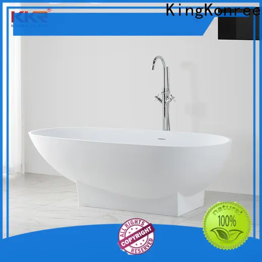 KingKonree hot-sale solid surface bathtub OEM for family decoration 1