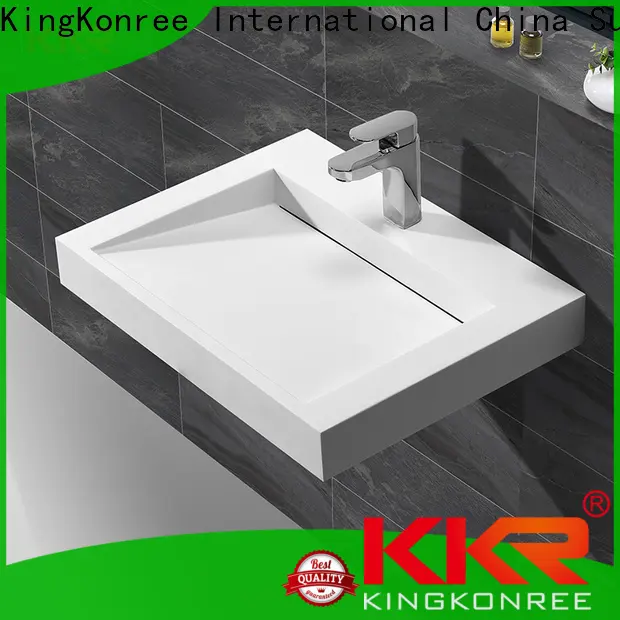 KingKonree wall hung bathroom basins design for home 1