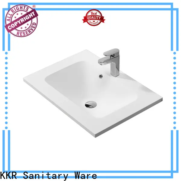 solid surface ctm bathroom basin cabinets supplier for hotel 1