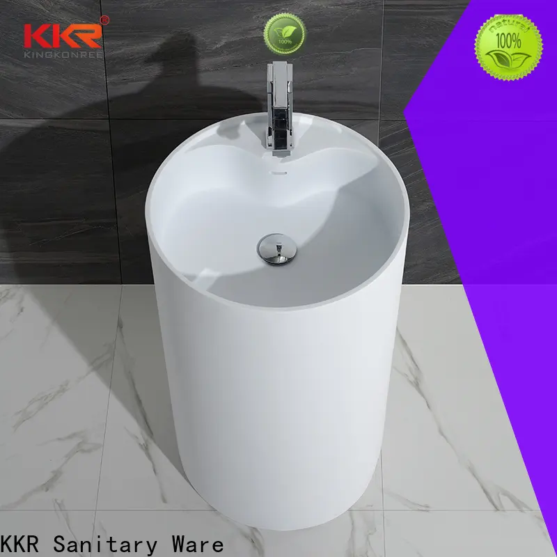 KingKonree thick freestanding basin design for motel 1