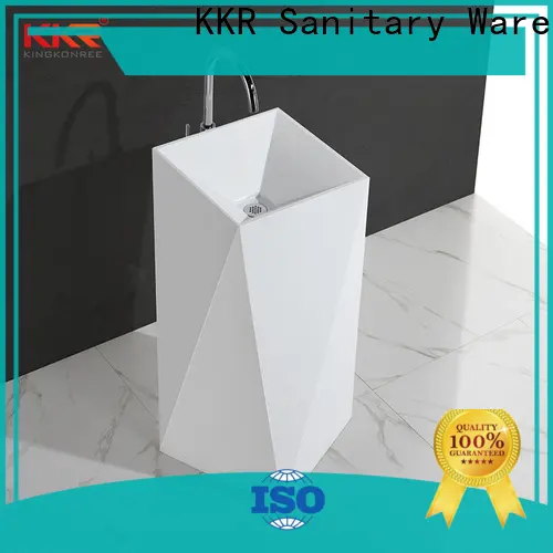 KingKonree pedestal wash basin customized for home 1