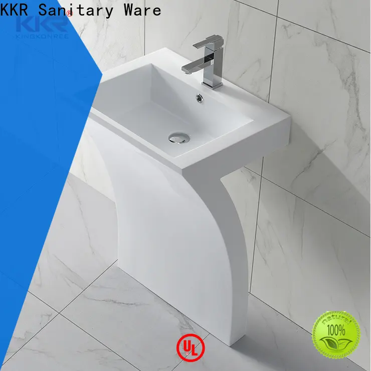 KingKonree stand alone bathroom sink design for hotel1 1