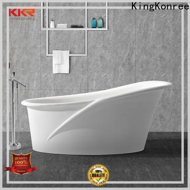 KingKonree solid surface bathtub manufacturer for hotel 1